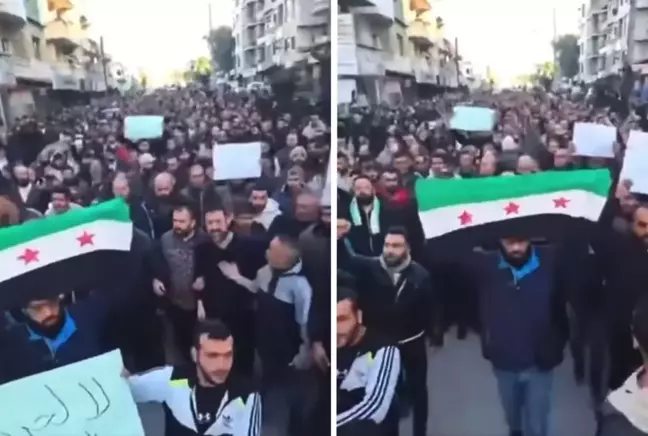 Suriye'de tansiyon yüksek: Birçok kentte protesto gösterileri düzenlendi