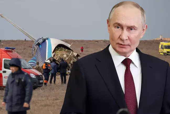 Putin'den Aliyev'e 38 kişinin öldüğü uçak kazası için telefon: Özür diliyoruz