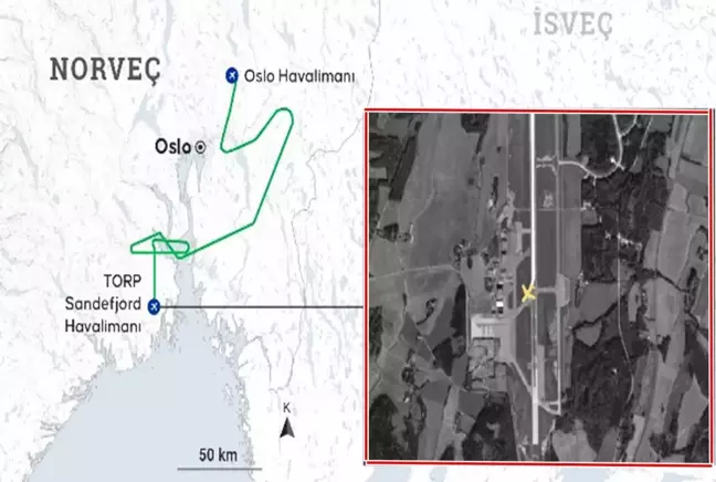 Norveç'ten Hollanda'ya giden yolcu uçağı, acil iniş sırasında pistten çıktı