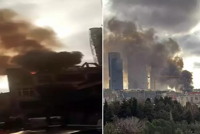 İstanbul'da metruk binada yangın! İşçiler alevlerin arasında mahsur kaldı