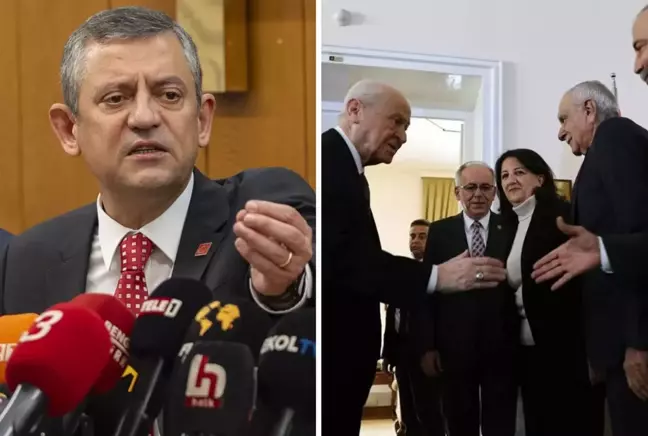 DEM heyeti ile Bahçeli görüşmesine CHP lideri Özel'den ilk yorum