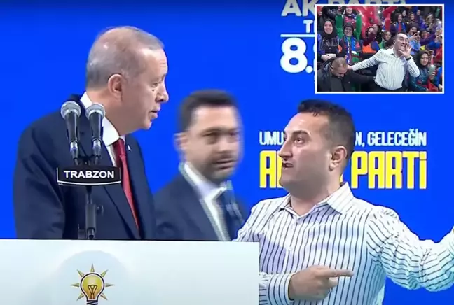 Sahneye çıkıp Erdoğan'ın yanına geldi, sonrasında yaşananlar bomba