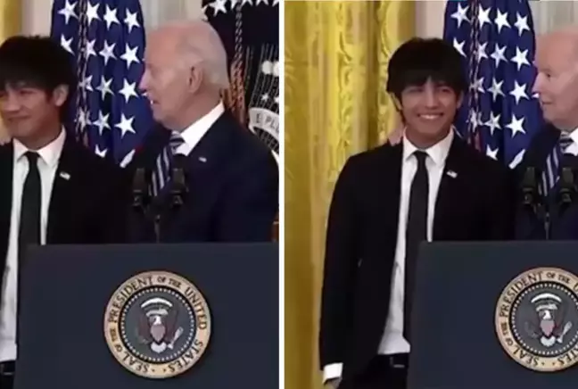 Joe Biden doğum gününü kutladığı gencinin ismini unuttu