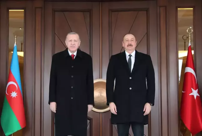 Cumhurbaşkanı Erdoğan, İlham Aliyev ile görüştü