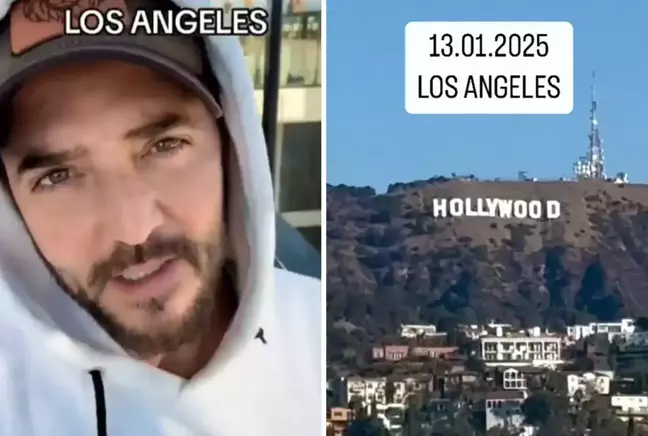Los Angeles yangınıyla ilgili en büyük komplo teorisi! Türk şarkıcı video paylaştı