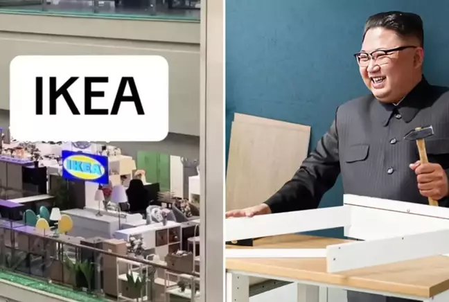 Kuzey Kore'de sahte IKEA mağazası açıldı: Logoyu bile değiştirmediler