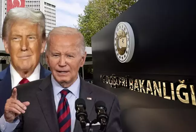 Dışişleri Bakanlığı'ndan Biden'a kınama, Trump'a mesaj