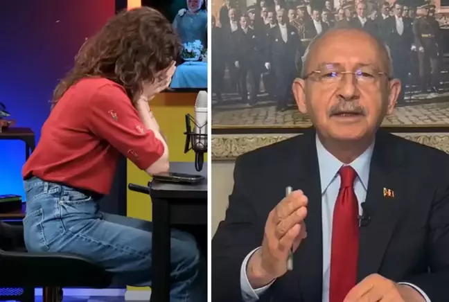 Canlı yayına damga vuran Kılıçdaroğlu sorusu! Ünlü oyuncunun tepkisi olay yarattı