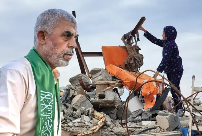 Hamas lideri Sinvar'ın yeleği ve ölmeden önce yaralı olarak oturduğu koltuk bulundu