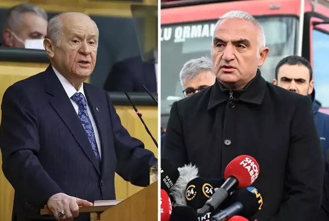 Bahçeli'den Bakan Ersoy'a: Hiçbir şey olmamış gibi hareket etmesini doğru bulmuyoruz