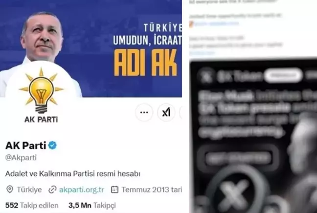 AK Parti'nin resmi hesabından dikkat çeken paylaşım! Kısa sürede silindi