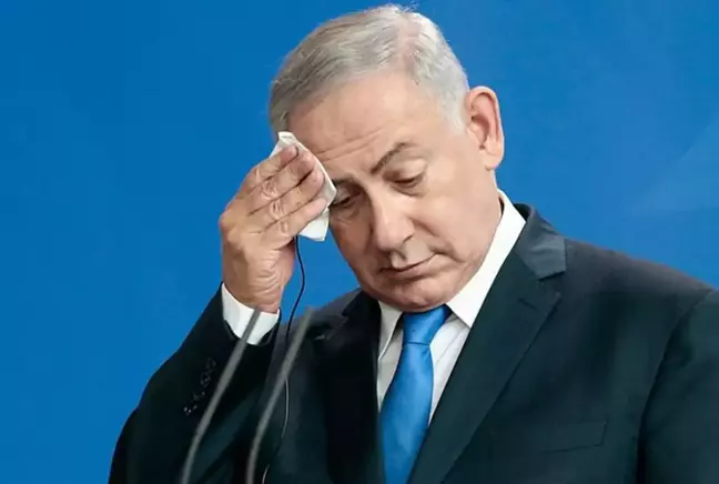 ABD'ye giden Netanyahu Beyaz Saray'ın önünde protesto edildi