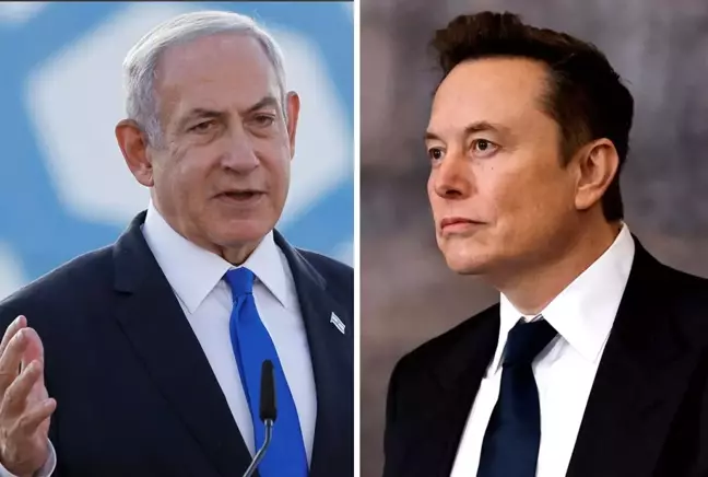 ABD'ye giden Netanyahu Elon Musk ile fotoğraf verdi