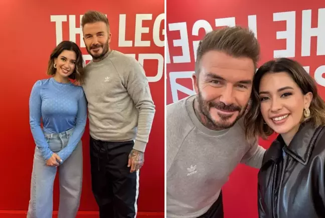 Buse Terim, David Beckham ile bir araya geldi