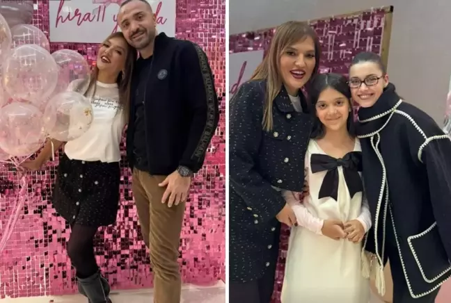 Afra Saraçoğlu'ndan Demet Akalın'ın kızı Hira'ya sürpriz ziyaret