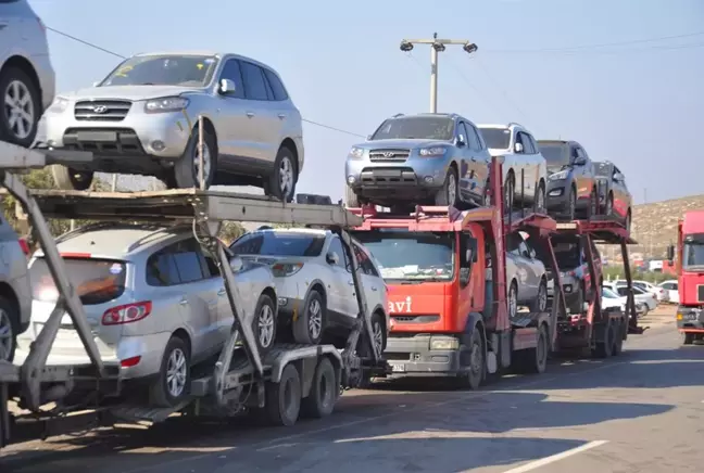 Suriye'ye sıfır ve ikinci el araç sevkiyatı rekor kırdı