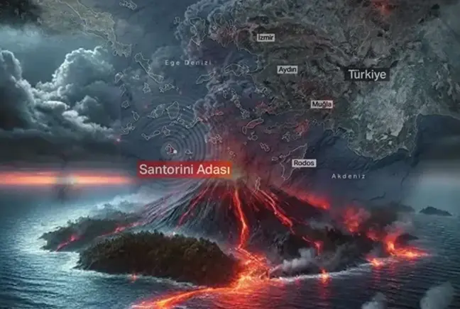 Santorini'de magma hareketliliği! Tehlike sandığımızdan daha büyük