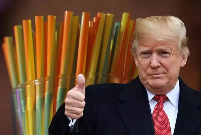 Kararnameyi imzaladı! Trump kağıt pipetlere savaş açtı