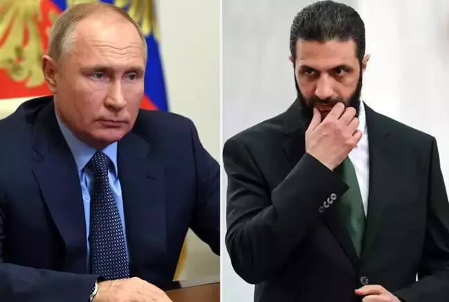 Putin ile Suriye'nin yeni Cumhurbaşkanı Şara arasında ilk temas