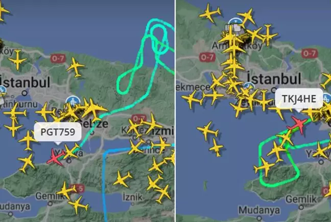 Sabiha Gökçen'de görüş mesafesi düştü; uçuş trafiği aksadı