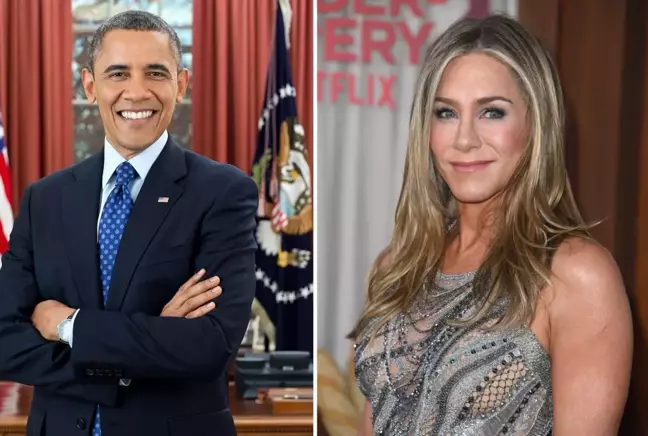 Jennifer Aniston'la aşk yaşadığı iddia edilen Barack Obama'dan fotoğraflı yanıt