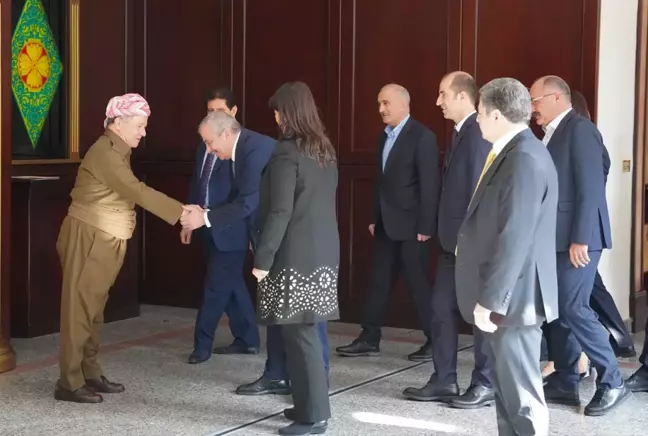 DEM Parti İmralı heyeti Mesud Barzani ile görüştü