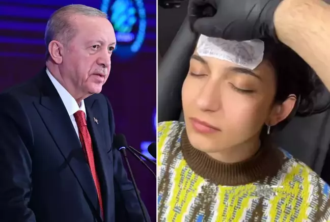 Erdoğan'a olan sevgisini, yaptırdığı ilginç dövmeyle gösterdi