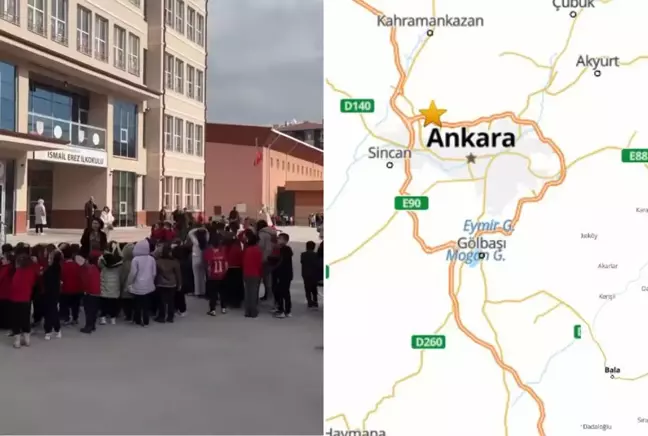 Ankara'da korkutan deprem