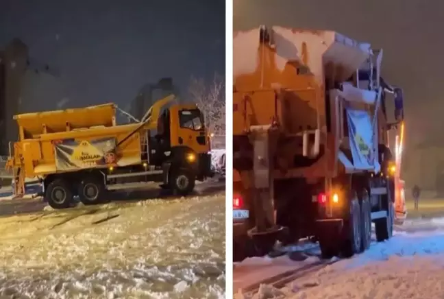 Kara teslim olan İstanbul'da kar küreme aracı dahi yolda kaldı