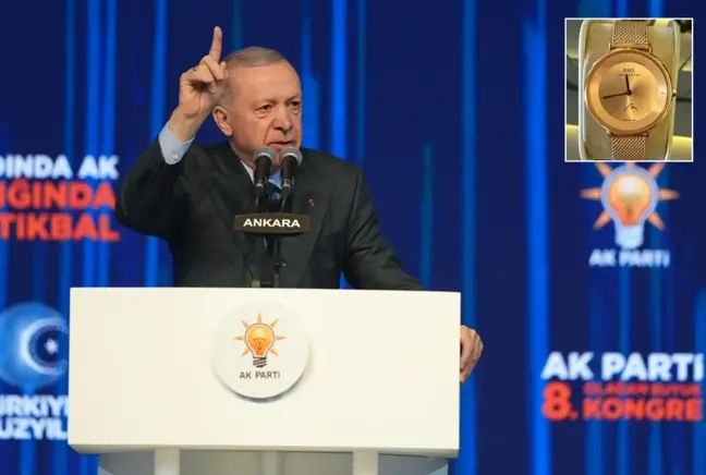 AK Parti Kongresi'nde dikkat çeken hediye! Erdoğan detayı gözlerden kaçmadı