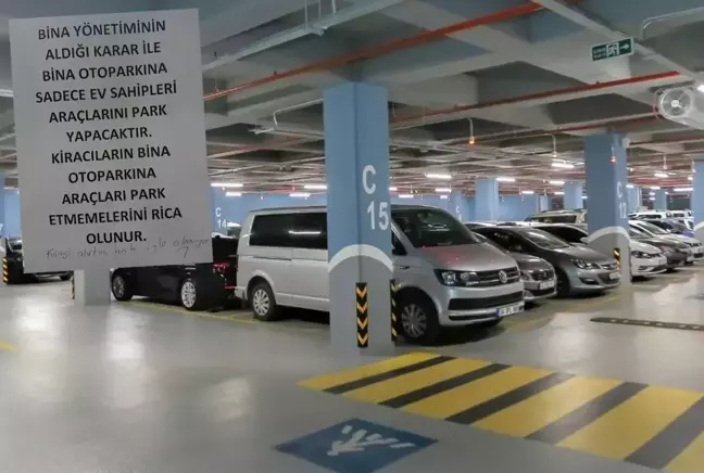 Kiracılara otopark yasağı tartışmayı alevlendirdi! Site yönetimi böyle bir karar alabilir mi?