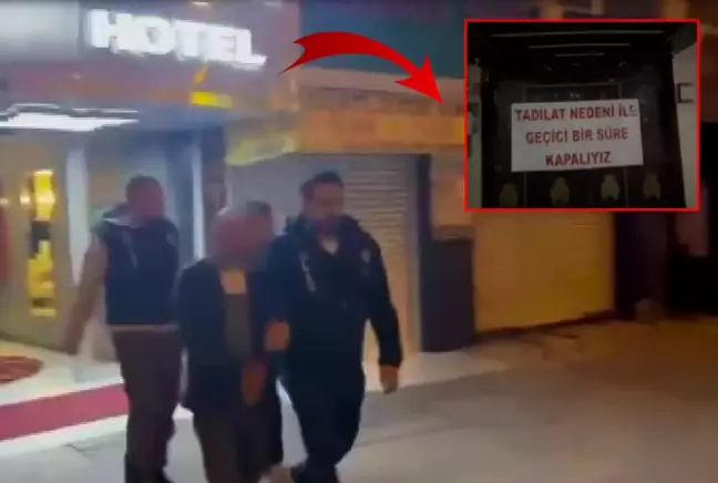 Otellere fuhuş operasyonu! Kapıdaki mühürleri böyle kamufle ettiler