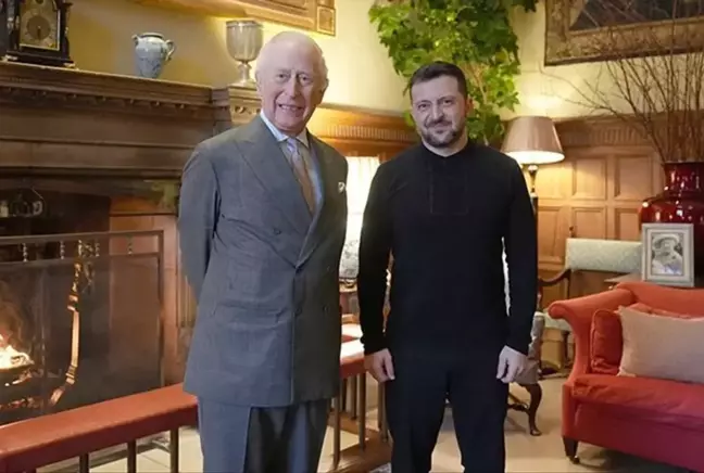 İngiltere Kralı, Zelenskiy'yi kabul etti: Zamanlama manidar