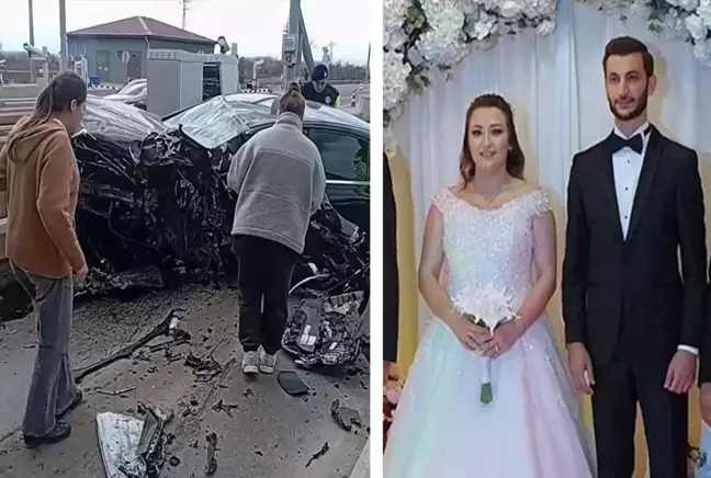 Araç gişelere ok gibi saplandı, karı-koca hayatını kaybetti