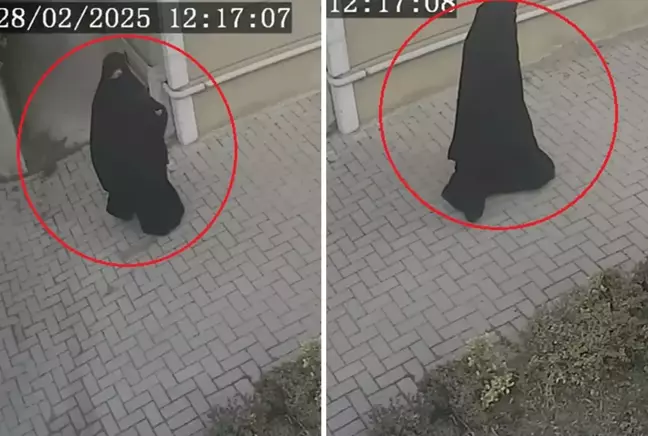 Çarşaf giyip ablasının evinden 1 milyon liralık ziynet eşyası çaldı