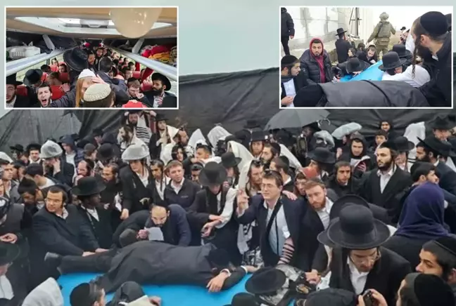 Ultra-Ortodoks Yahudiler, mezar ziyareti için İsrail ordusu korumasında Lübnan'a girdi