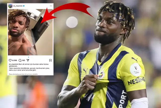 Rangers maçı kadrosuna alınmayan Saint-Maximin'den jet hızında paylaşım