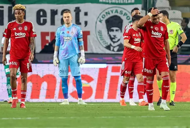 Derbi öncesi darmadağın oldular! Beşiktaş, 9 kişi Konyaspor'a 1-0 yenildi