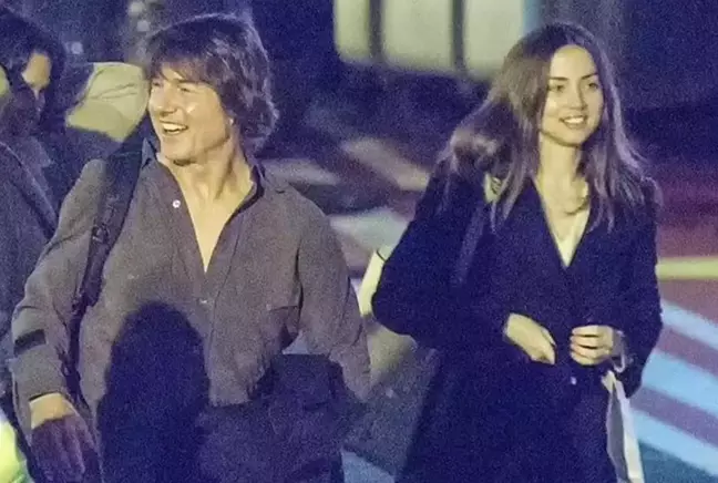 Tom Cruise, kendisinden 26 yaş küçük Ana De Armas ile görüntülendi