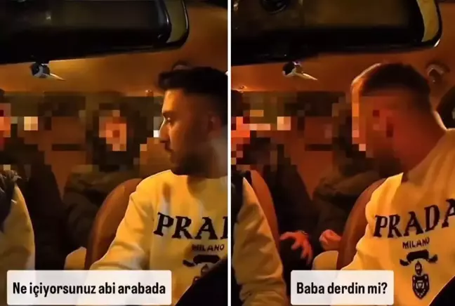 Taksi şoförü, yolcuların araçta içtiği şeyi görünce çıldırdı: Baba sen hayırdır ya!