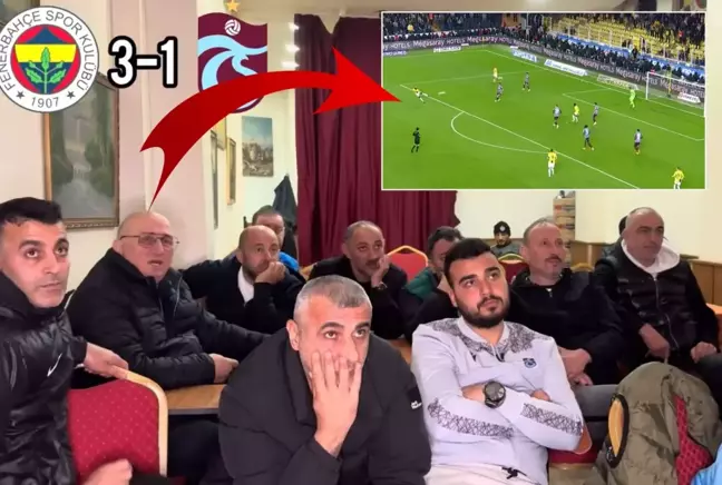 Talisca'nın golüne Trabzonsporlu taraftarların verdiği tepki kamerada
