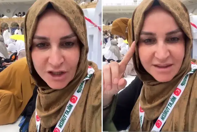 Türk vatandaşı Kabe'de yaşadığı duruma isyan etti: Yerin dibine geçmemiz lazım