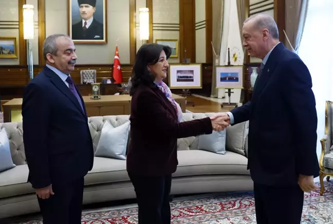 Cumhurbaşkanı Erdoğan'la görüşen DEM Parti'den yazılı açıklama