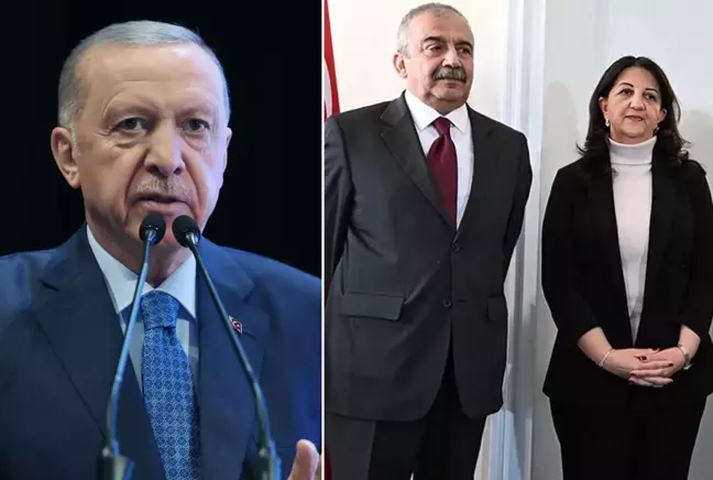 Erdoğan ile DEM Parti heyeti arasındaki görüşme başladı