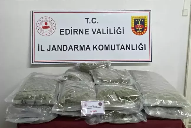 Edirne'de Skunk Operasyonu: 16 Kilo 500 Gram Ele Geçirildi