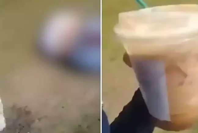 Yerde yaralı bir şekilde yatan arkadaşını videoya çekip sosyal medyada paylaştı