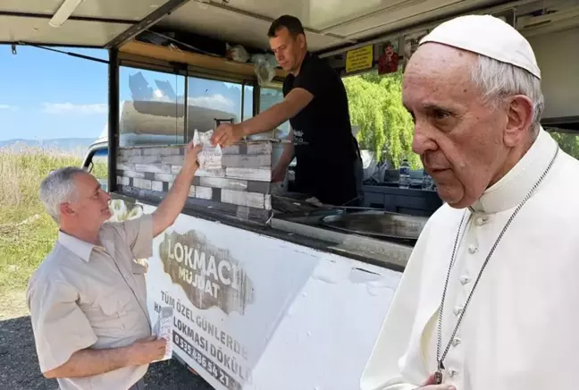 İznik'te Papa Francis için lokma döktürdüler