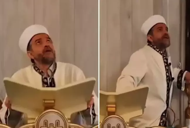 Depreme camide yakalanan imamın zor anları