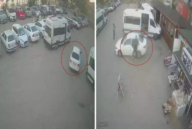 Otomobilden indi, eşini görür görmez pompalı tüfekle ateş açtı