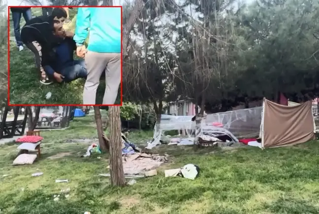 Deprem nedeniyle parkta kalan eşi ve baldızını silahla vurdu